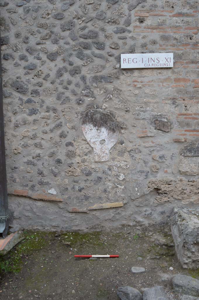 I.11.7 Pompeii. October 2018. Area to south of street altar, on right.
Foto Taylor Lauritsen, ERC Grant 681269 D�COR.
