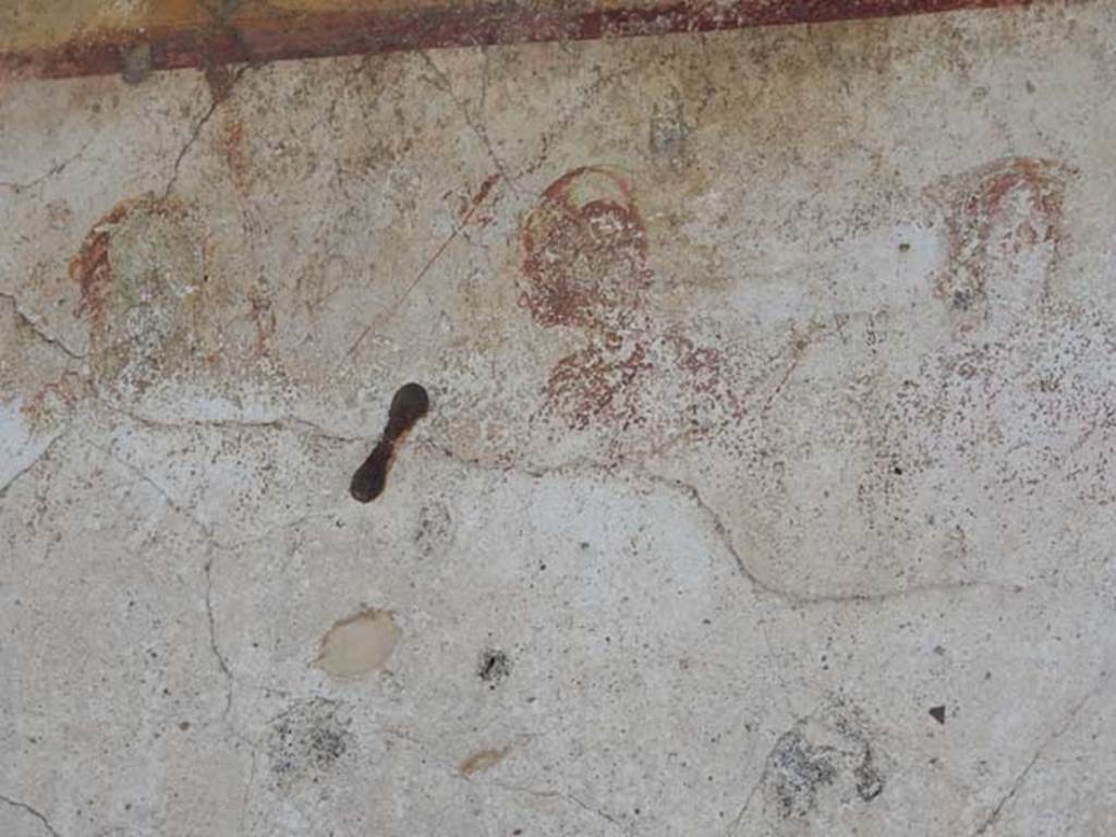 Painted street shrine to twelve gods on corner of insula at VIII.3.11 in May 2015.
Photo courtesy of Buzz Ferebee.