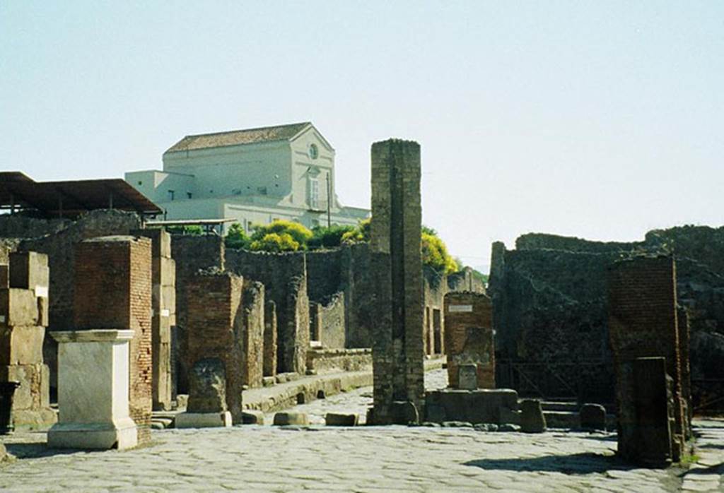 Arch of Marcus Holconius Rufus. June 2010. Site of arch at Holconius� crossroads. Photo courtesy of Rick Bauer.