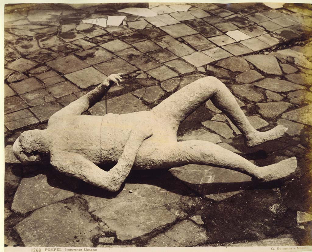 Victim numbered 11 photographed by Giorgio Sommer. Photo courtesy of Eugene Dwyer.