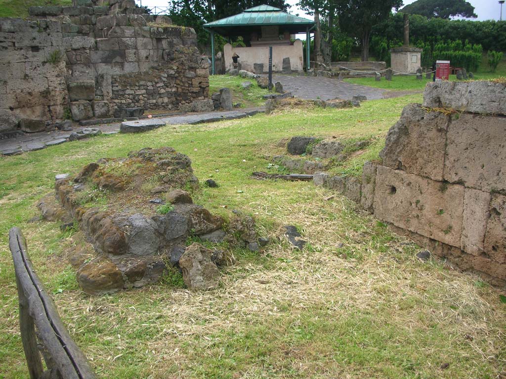 Inside Porta Vesuvio or Vesuvian Gate