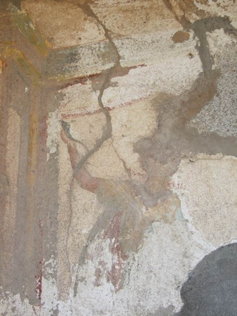 VI.7.6 Pompeii. March 2009. Detail of painting of a Lar.