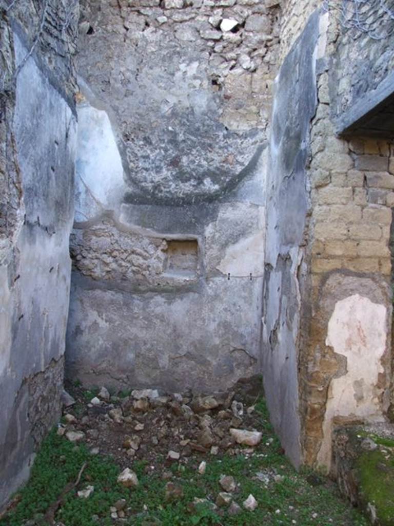 VII.2.14 Pompeii. March 2009. Garden room. West wall.