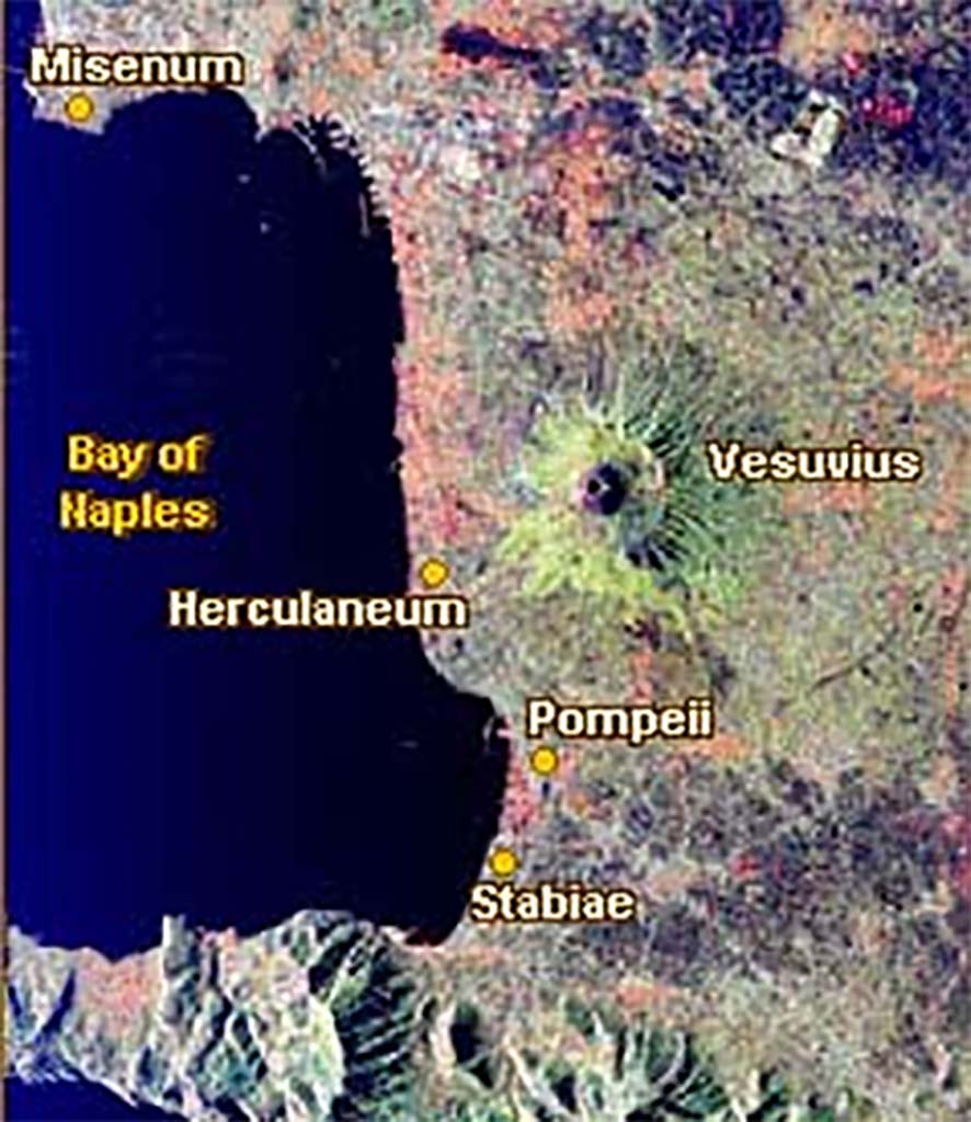 Bay of Naples from above