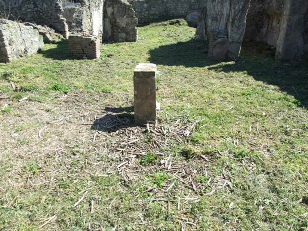 I.2.17 Pompeii. March 2009. Room 1. Atrium, Looking south across site of Impluvium.