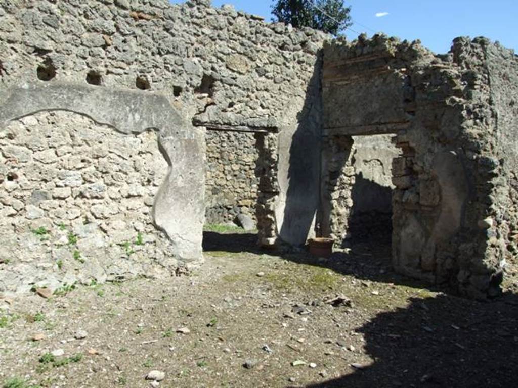 I.2.18 Pompeii. March 2009. Rear rooms, taken from doorway to I.2.17