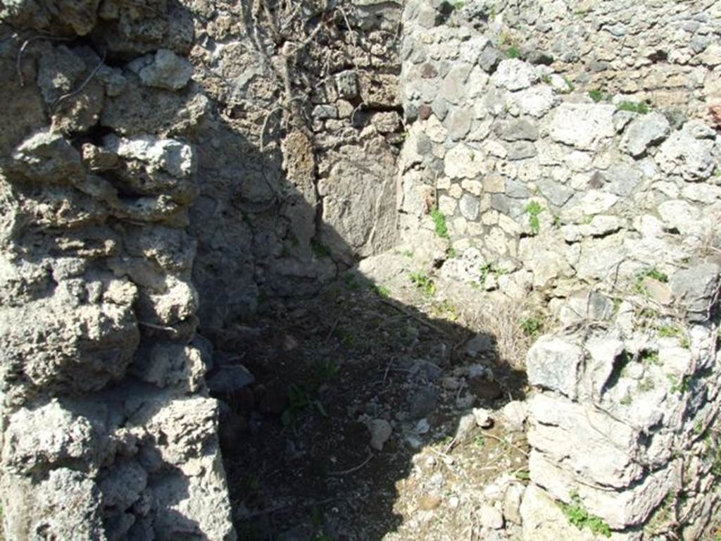 I.2.20 Pompeii. March 2009. Small room on north side of entrance.