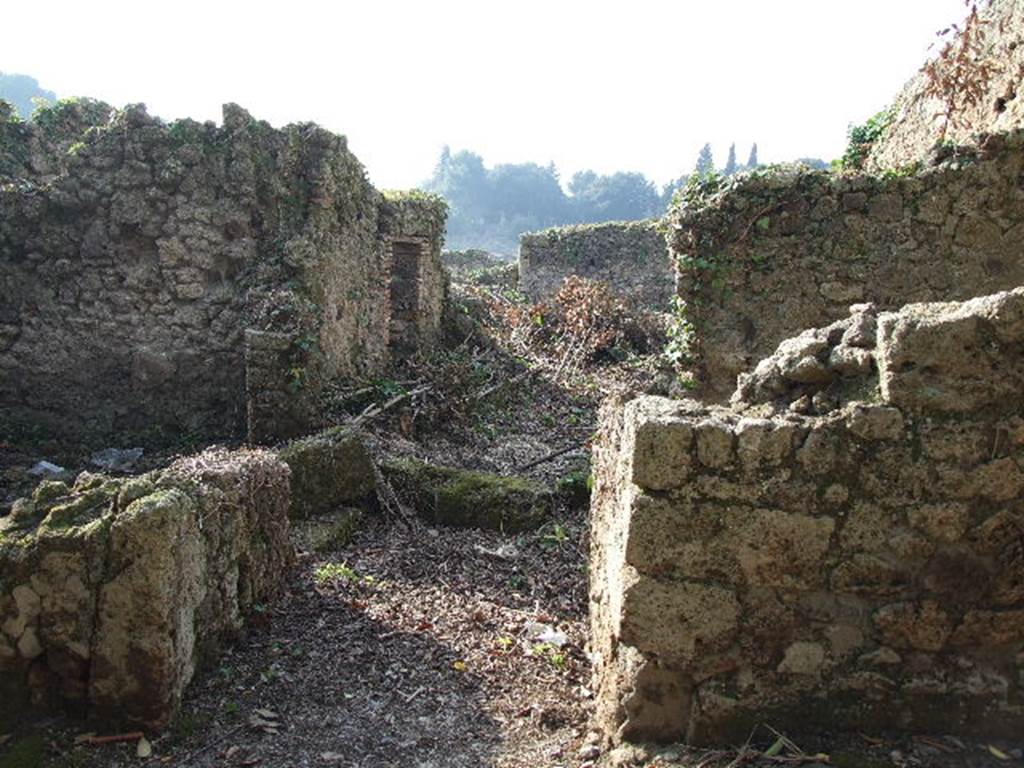 I.2.20 Pompeii.  March 2009. Doorway to Kitchen area.