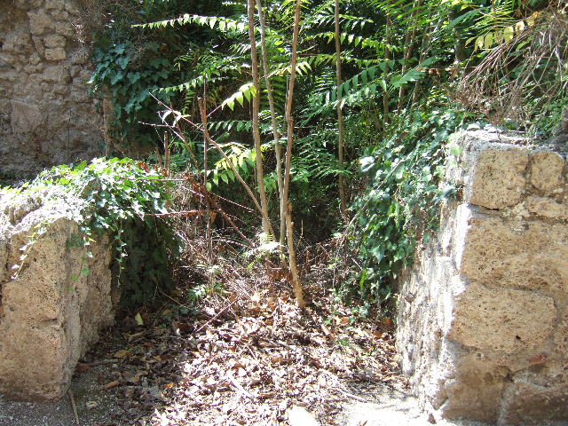 I.2.20 Pompeii.  March 2009. Latrine in south east corner of kitchen area.