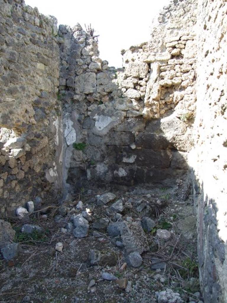 I.2.22 Pompeii. March 2009. Room 7. North wall.