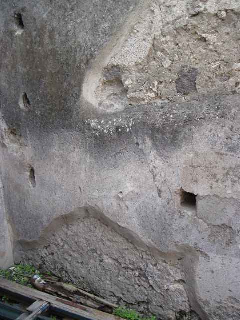 I.3.3 Pompeii. September 2010. West wall and south-west corner of cubiculum. Photo courtesy of Drew Baker.
