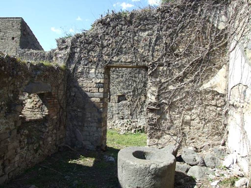 I.3.27 Pompeii. March 2009. Room on the East side of the Oven. Small alcove in the south west corner.