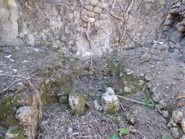 I.3.30 Pompeii. March 2009. Room 1, latrine against south wall.