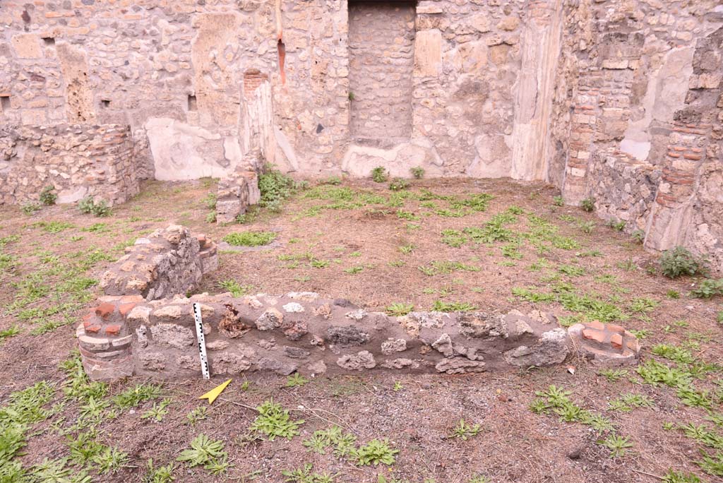 I.4.2 Pompeii. October 2019. Looking north across garden portico towards niche in north wall.
Foto Tobias Busen, ERC Grant 681269 D�COR.
