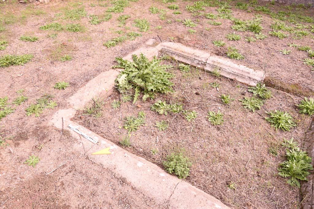 I.4.2 Pompeii. October 2019. Detail of impluvium in atrium, looking south-east. 
Foto Tobias Busen, ERC Grant 681269 D�COR.
