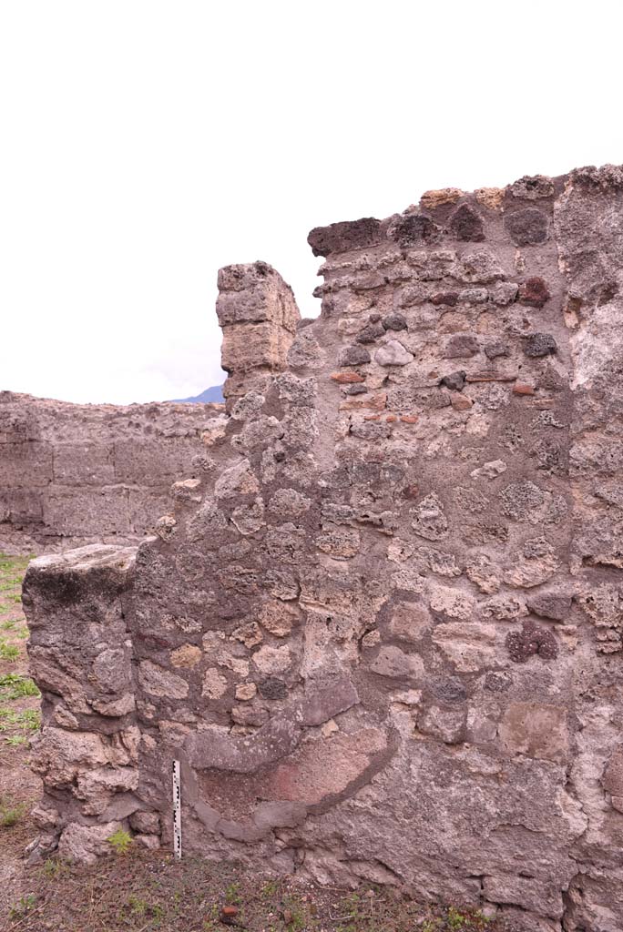 I.4.3 Pompeii. October 2019. Looking towards east end of south wall of bar-room.
Foto Tobias Busen, ERC Grant 681269 D�COR.
