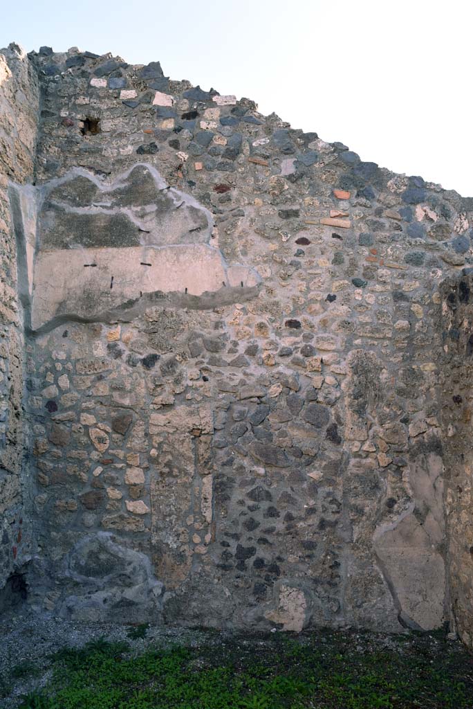 I.4.7 Pompeii. October 2019. East wall of triclinium.
Foto Tobias Busen, ERC Grant 681269 D�COR.
