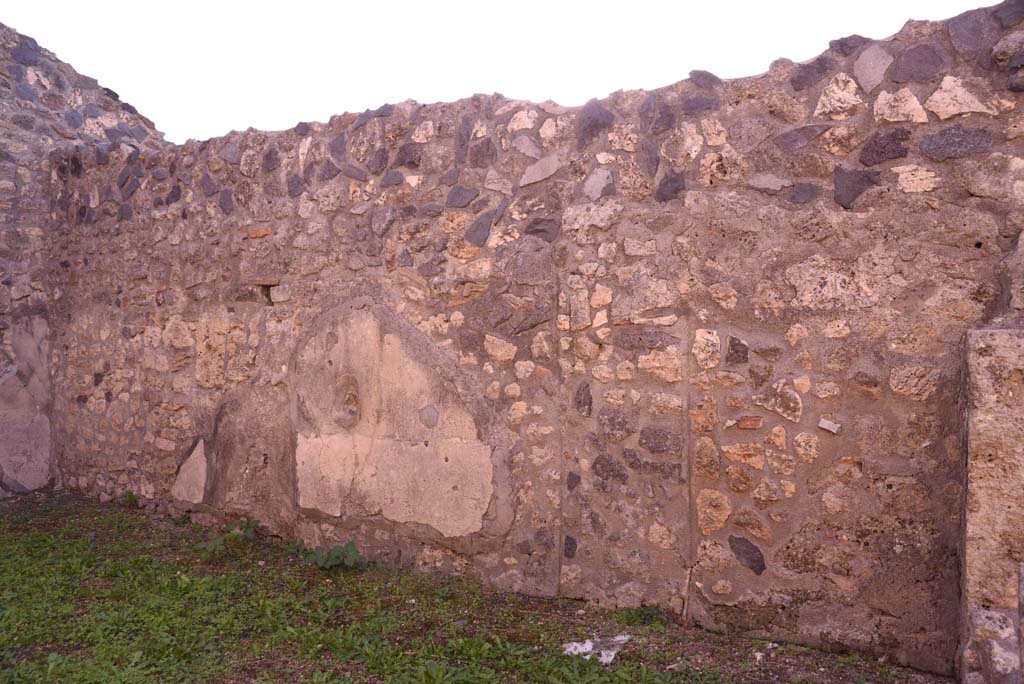 I.4.7 Pompeii. October 2019. South wall of triclinium.
Foto Tobias Busen, ERC Grant 681269 D�COR.
