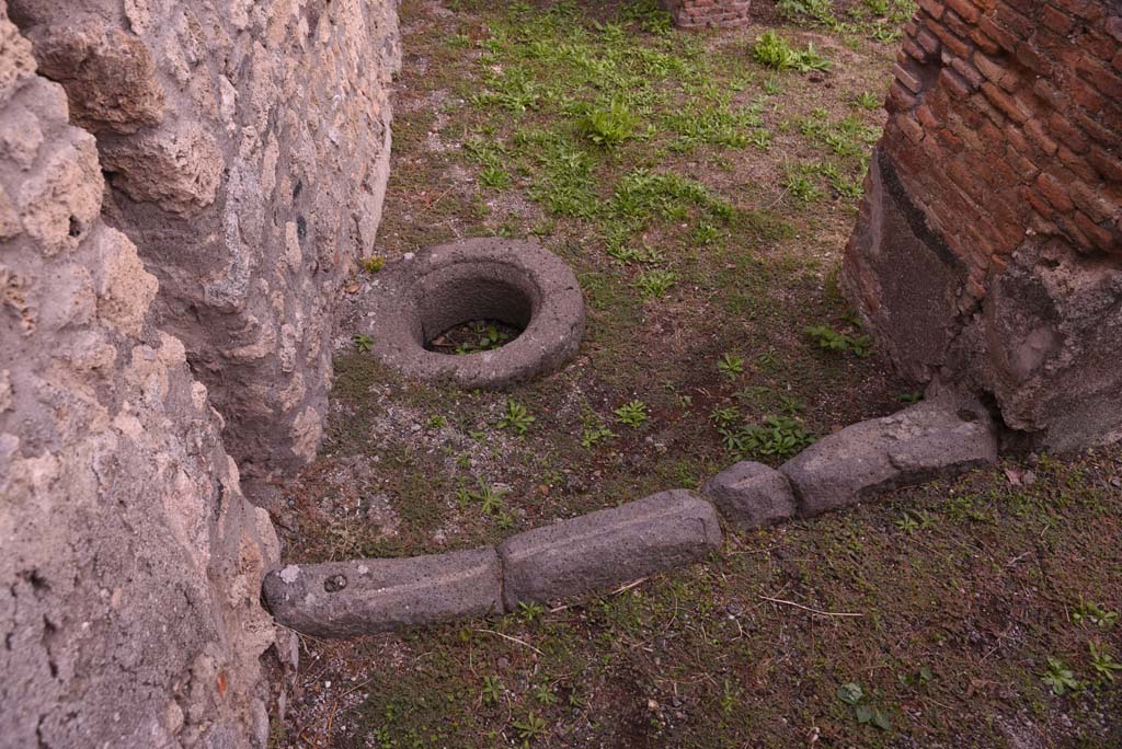 I.4.9 Pompeii. October 2019. Courtyard n, threshold from corridor i. 
Foto Tobias Busen, ERC Grant 681269 D�COR.
