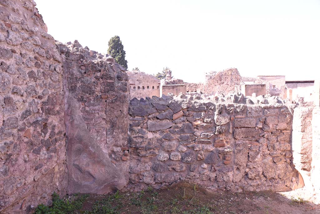 I.4.12 Pompeii. October 2019. Room d, west wall.
Foto Tobias Busen, ERC Grant 681269 D�COR.
