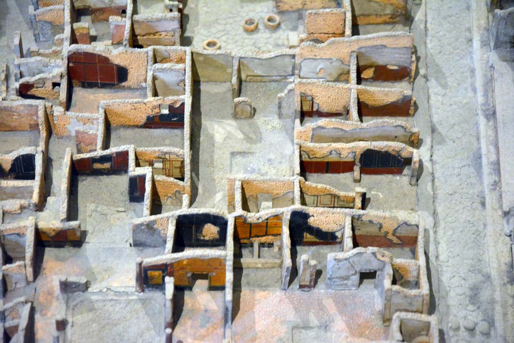 I.4.22 Pompeii. May 2019.
Looking west towards long entrance corridor from Via dell’Abbondanza, centre right, from above atrium of I.4.25.
Foto Tobias Busen, ERC Grant 681269 DÉCOR.