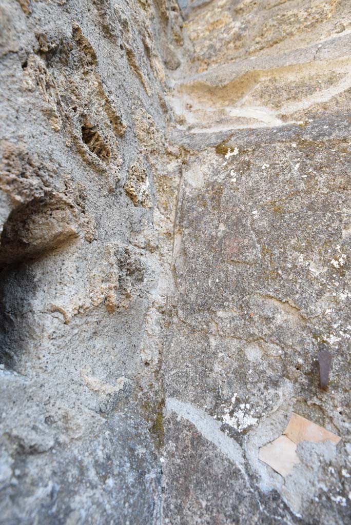 I.4.25/1.4.5 Pompeii. September 2020. South ala 12, detail from upper south-east corner.
Foto Tobias Busen, ERC Grant 681269 D�COR.
