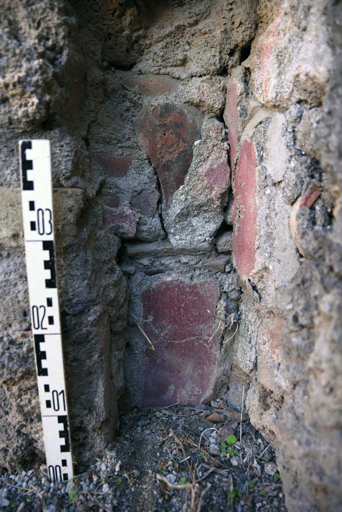 I.4.25/1.4.5 Pompeii. October 2019. South ala 12, detail from south-east corner.
Foto Tobias Busen, ERC Grant 681269 D�COR.
