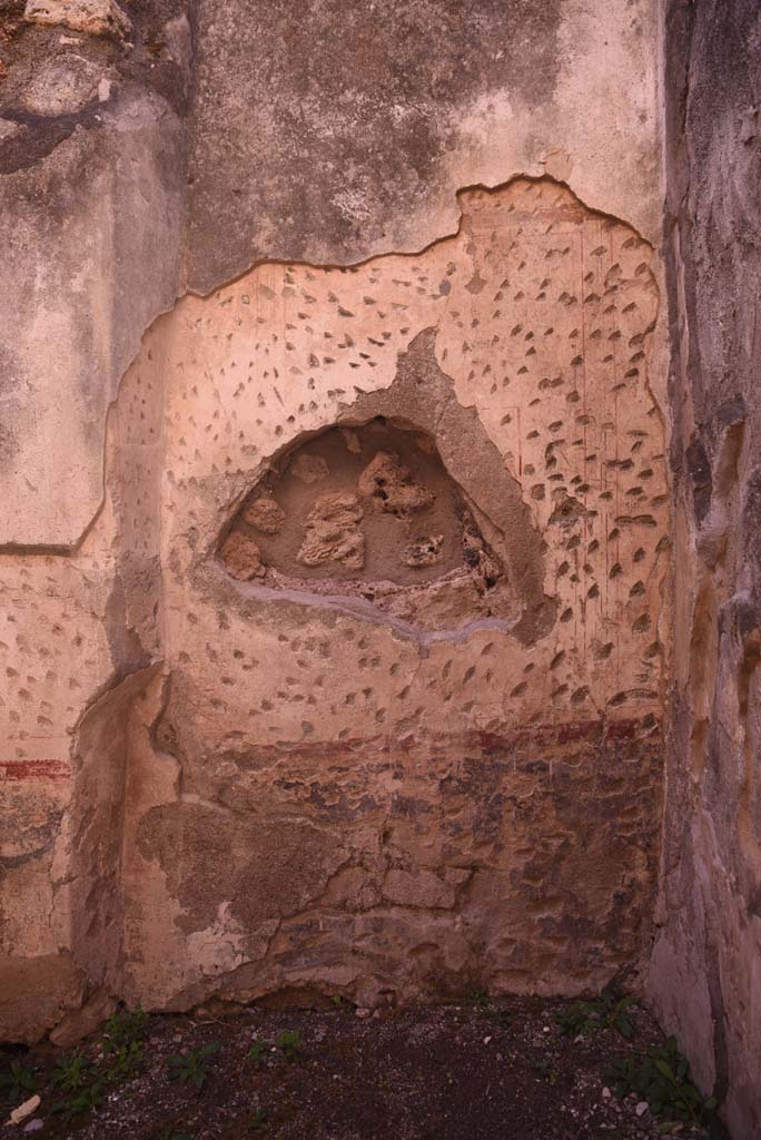 I.4.25 Pompeii. October 2019. Room 44, detail from south wall of cubiculum,
Foto Tobias Busen, ERC Grant 681269 D�COR.
