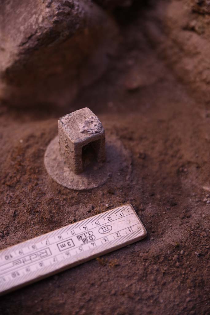 I.4.5 Pompeii. October 2019. 
Corridor 13A, or unnumbered corridor on north side of room 13, detail.
Foto Tobias Busen, ERC Grant 681269 D�COR.
