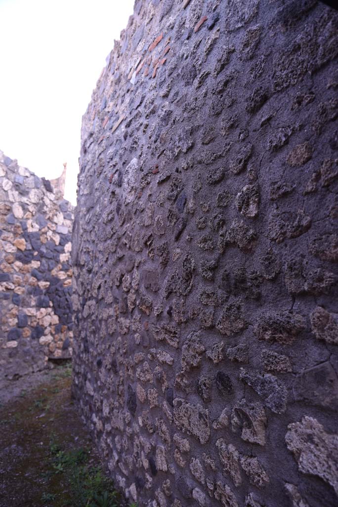 I.4.25/I.4.5 Pompeii. October 2019. East wall at north end of Corridor 13A, or unnumbered corridor. 
Foto Tobias Busen, ERC Grant 681269 D�COR.

