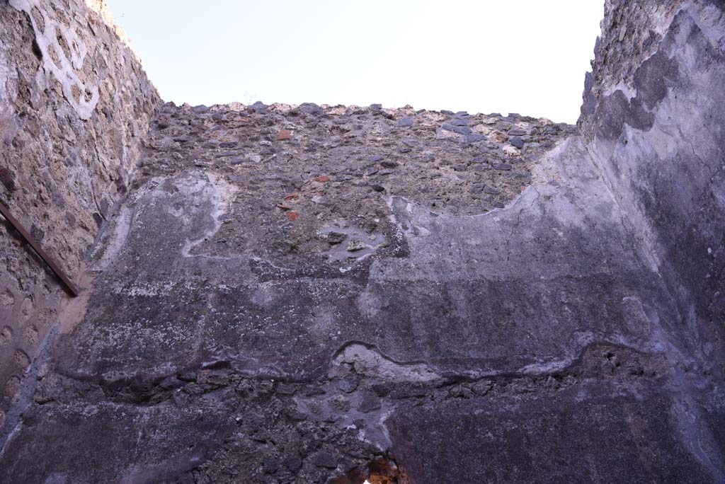 I.4.28 Pompeii. October 2019. Room 29, detail from upper east wall.
Foto Tobias Busen, ERC Grant 681269 D�COR.
