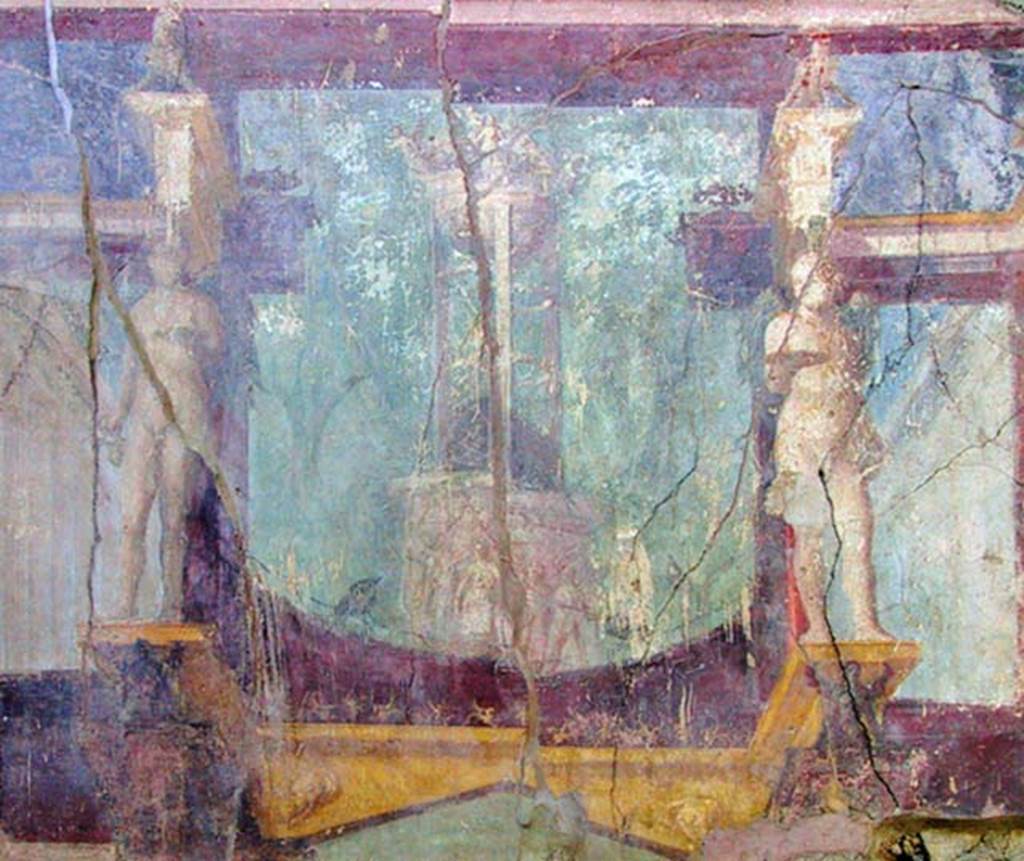 .6.2 Pompeii. Detail from upper centre of north wall of frigidarium. Photo courtesy of Davide Peluso.