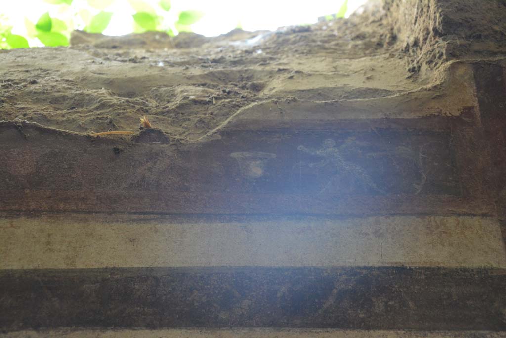 I.6.2 Pompeii. March 2019. Detail from upper east wall below window, at south end of cryptoporticus.
Foto Annette Haug, ERC Grant 681269 D�COR.
