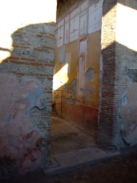 I.6.4 Pompeii. March 2009. Room 4, North west corner, North wall.