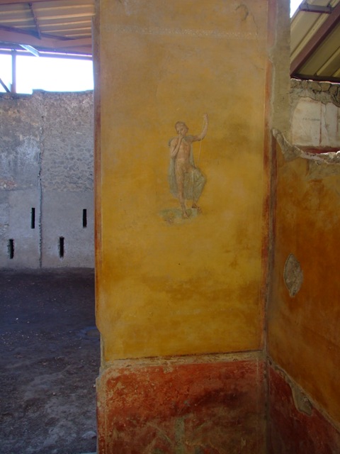 I.6.4 Pompeii. March 2009. Room 4, Upper south wall. East end.