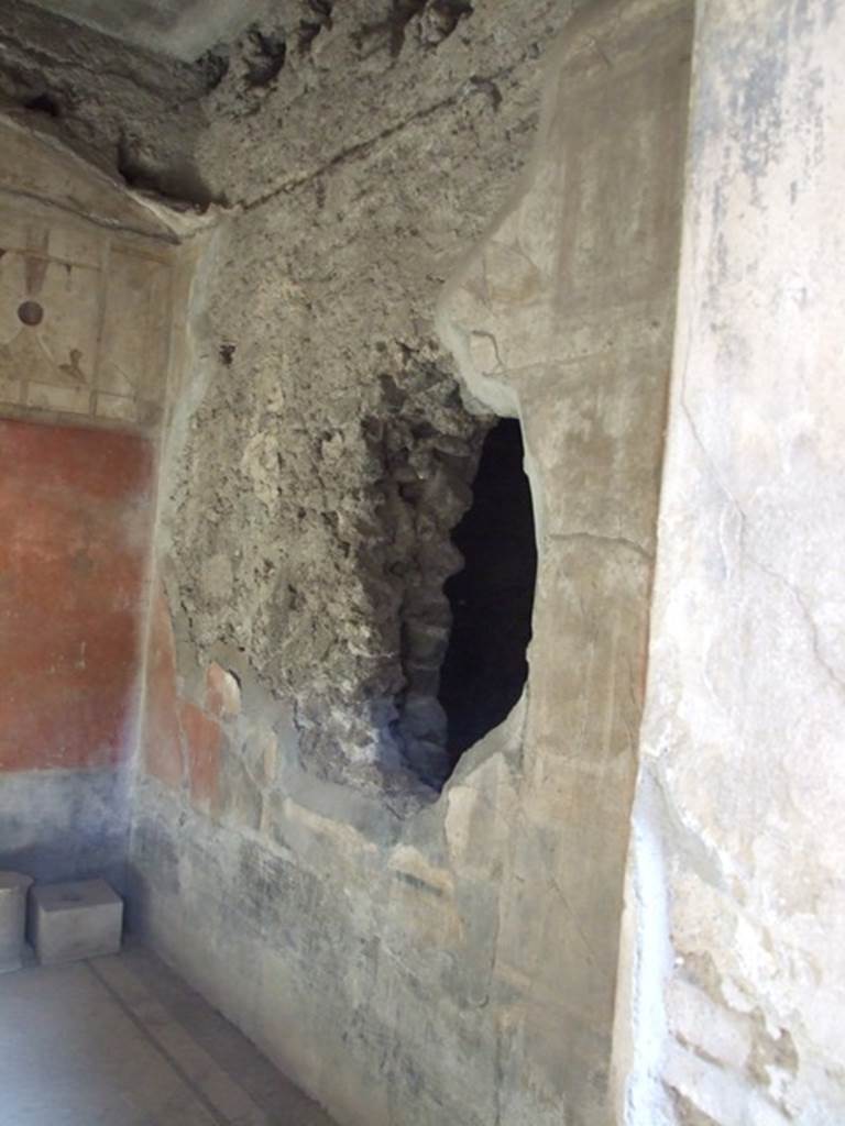 I.6.15 Pompeii. March 2009. Room 11, South wall.