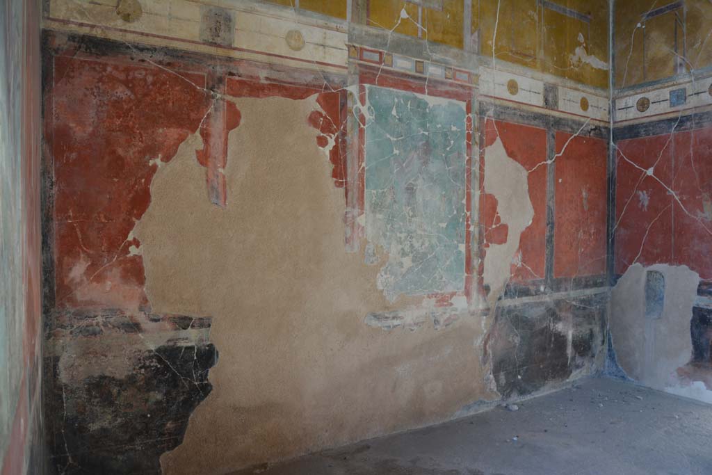 I.7.7 Pompeii. October 2019. Looking towards west wall of triclinium.
Foto Annette Haug, ERC Grant 681269 D�COR.

