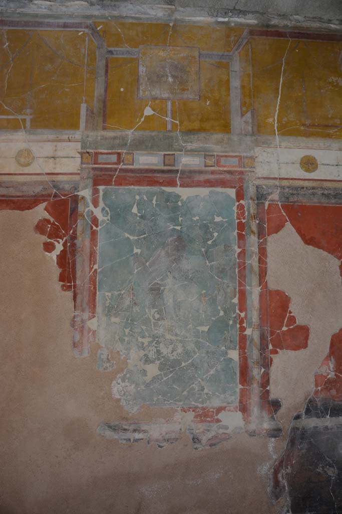 I.7.7 Pompeii. October 2019. Looking towards central wall painting on west wall
Foto Annette Haug, ERC Grant 681269 D�COR.


