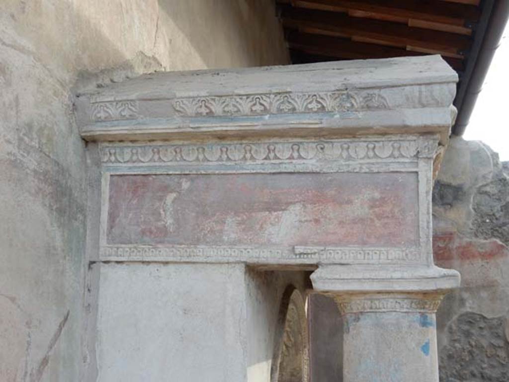 I.7.12 Pompeii. May 2017. East side of nymphaeum. Photo courtesy of Buzz Ferebee.