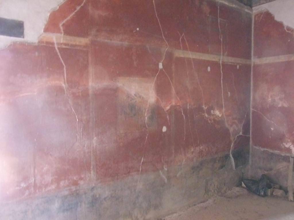 I.8.9 Pompeii. March 2009. Room 3, west wall, and north-west corner.