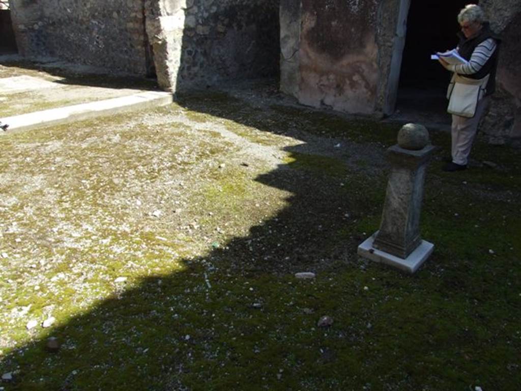 I.8.9 Pompeii. March 2009. Room 1. Atrium. Site of impluvium.