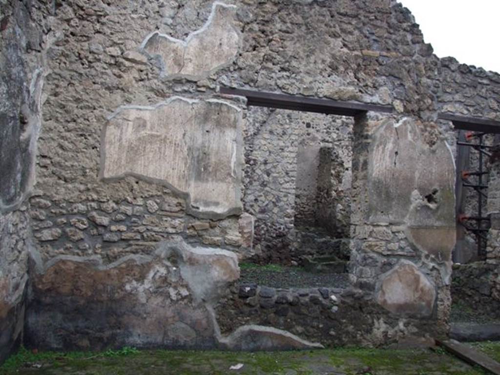 I.8.14 Pompeii. December 2007. Room 2, north side of atrium with window into courtyard 7.