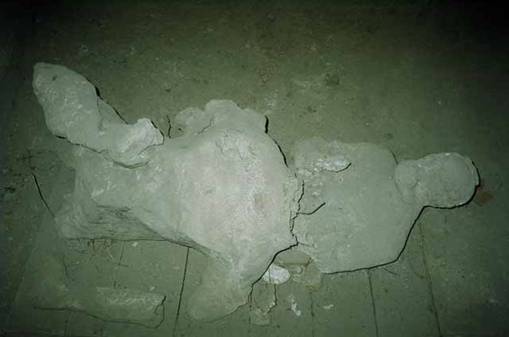 I.8.17 Pompeii. June 2010. Room 10, plaster casts of victims. Photo courtesy of Rick Bauer.