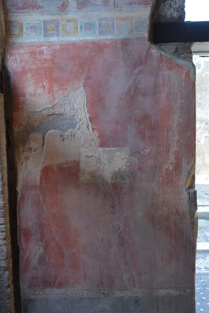 I.9.1 Pompeii. October 2019. Room 11, west wall with doorway to atrium, on right.
Foto Annette Haug, ERC Grant 681269 D�COR.

