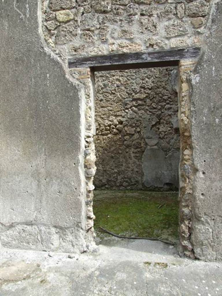 I.9.1 Pompeii. March 2009. Room 12, Doorway from atrium.
