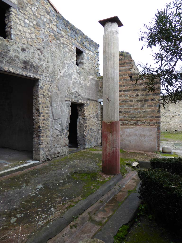 I.9.5 Pompeii. January 2017. Room 12, looking south-east along east portico.
Foto Annette Haug, ERC Grant 681269 DÉCOR.