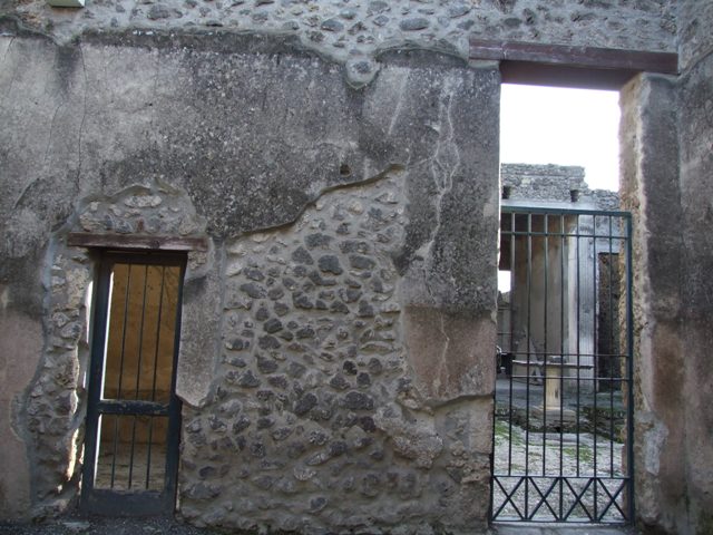 I.9.6 Pompeii. December 2007. North wall in north-east corner.