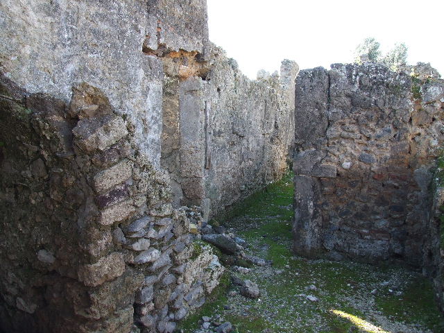 I.9.9 Pompeii. December 2006. Room on north side of corridor, possibly an oecus or workshop?.