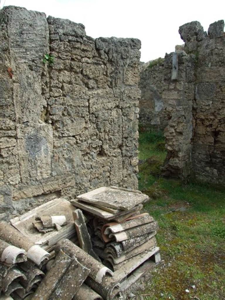 I.9.12 Pompeii. March 2009. Room 1. Atrium. Door in south east corner into room 9.