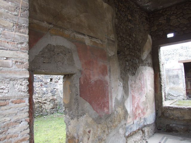 I.9.14 Pompeii. March 2009. Room 3. Floor on north west side of door.